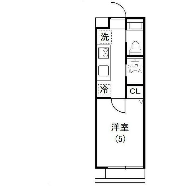 アイビーⅤ 311号室 間取り