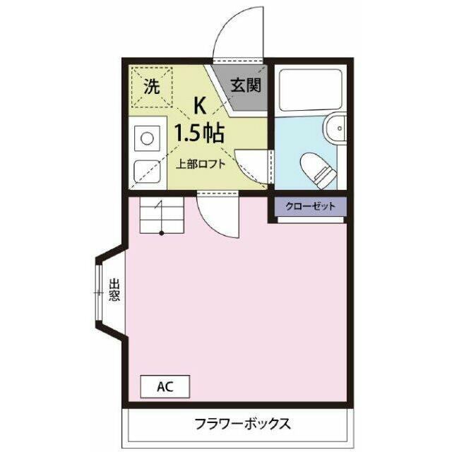 ララ桜ケ丘 201号室 間取り