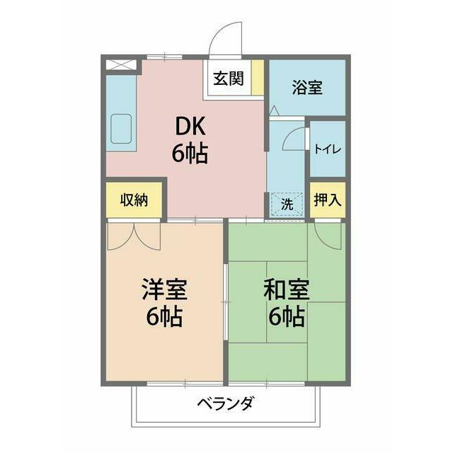 ツリーベル壱番館 203号室 間取り