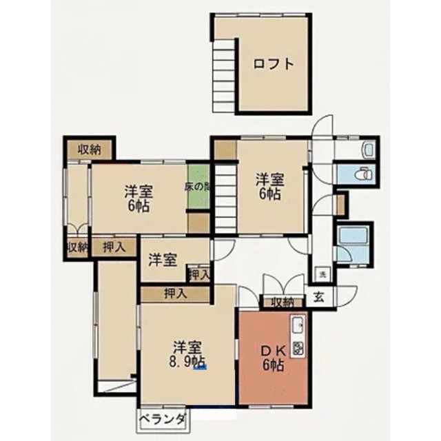 小田原市入生田戸建 間取り