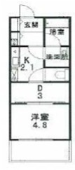 シャンテいせはら 305号室 間取り