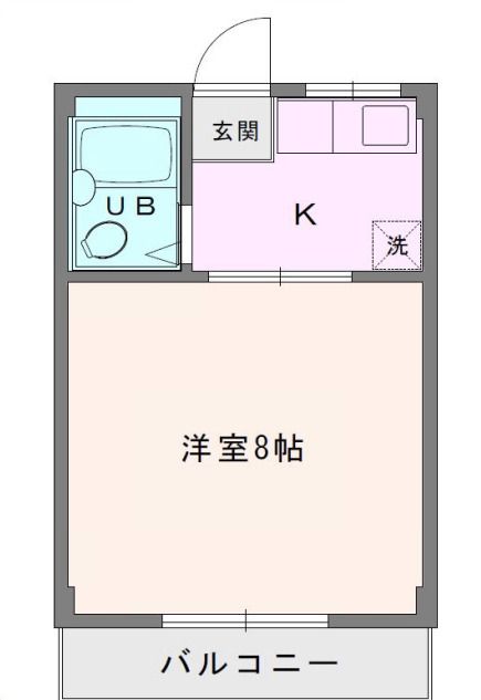 コーポ愛名A 202号室 間取り