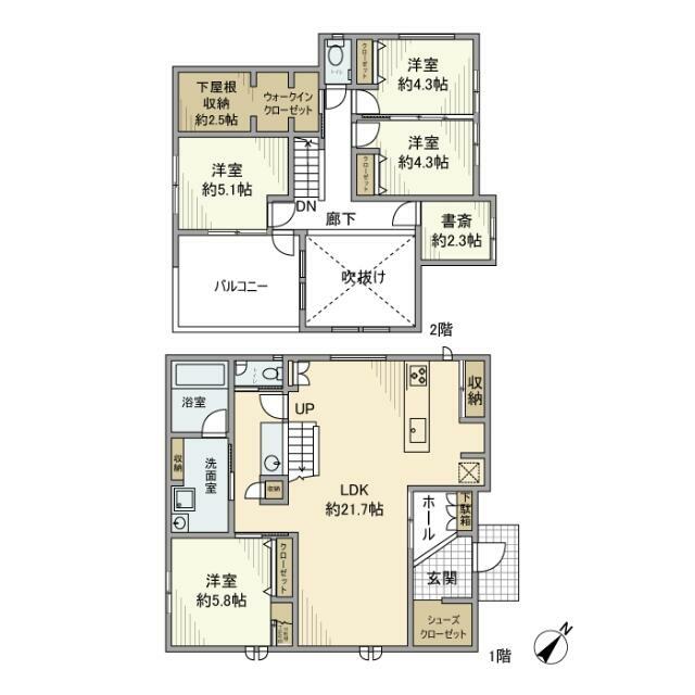 幸町戸建 間取り