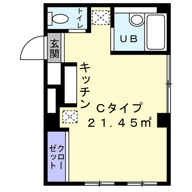 メゾンドゥラポール 305号室 間取り