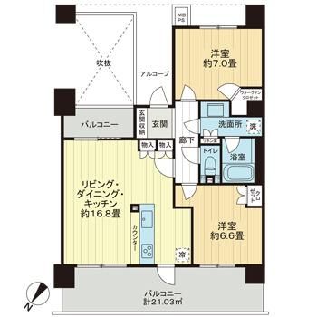ライオンズ湘南藤沢グランフォート 間取り