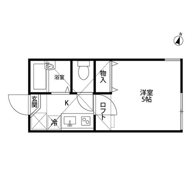 プロハイム洋光台 203号室 間取り