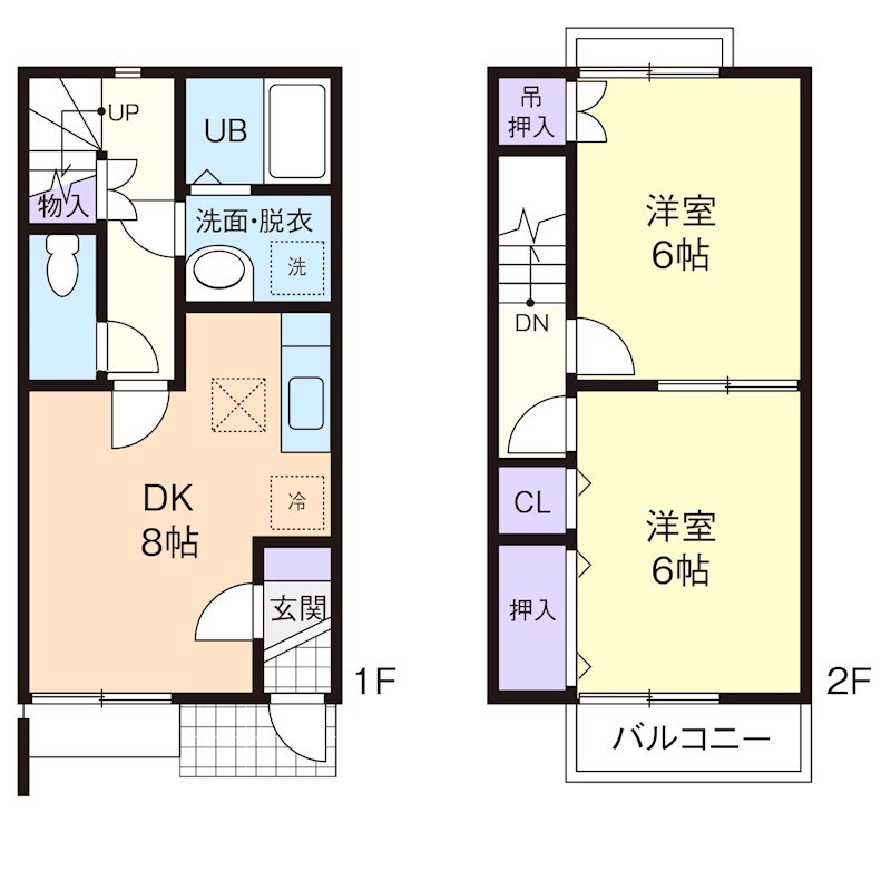 Wealthy秦野 106号室 間取り