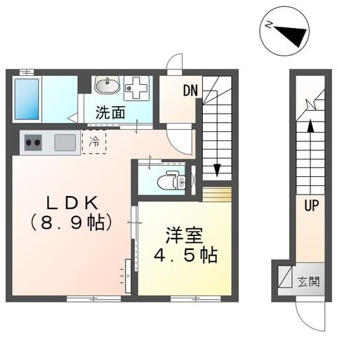 サンクリスタルⅡ 201号室 間取り