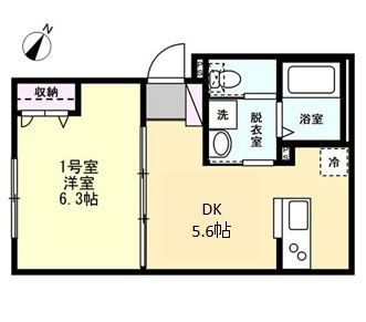 ヴィラージュ辻堂 301号室 間取り