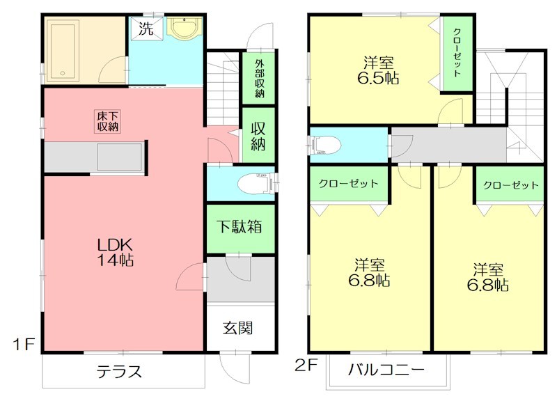 ガーデンヒルズ湘南台D棟 D1号室 間取り