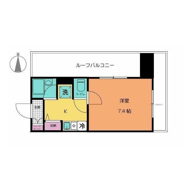 湘南パール 909号室 間取り