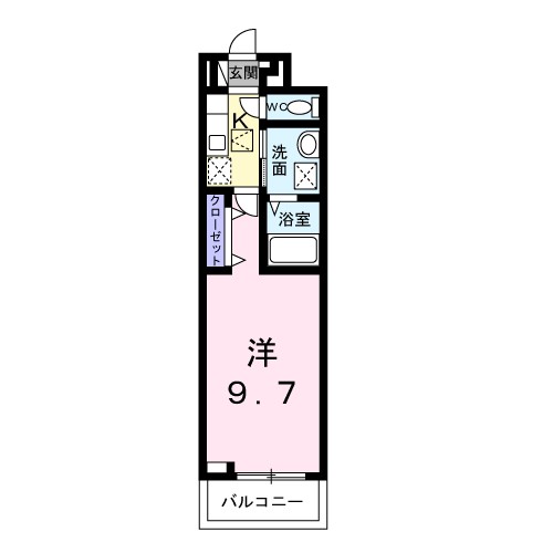 アイル：ヴィラＫ 202号室 間取り