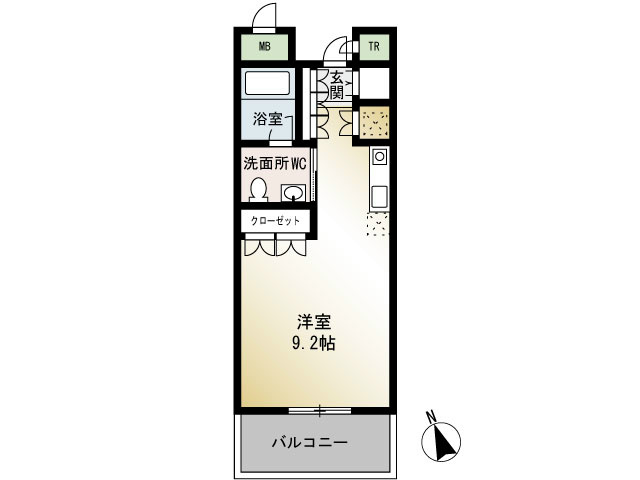 ショアーズ鵠沼フラット 間取り