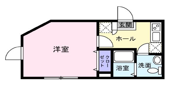 y’s mare 202号室 間取り