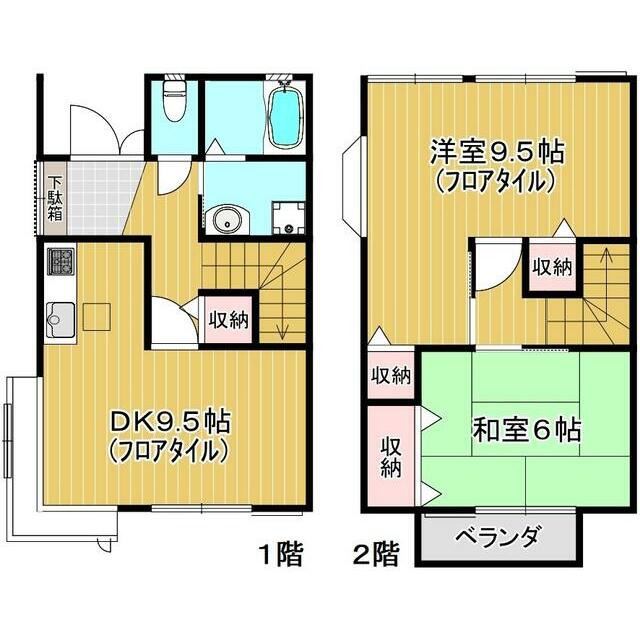 メゾンサンテラス 101号室 間取り