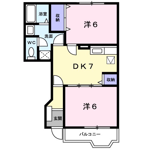 イーストヒルズ湘南 103号室 間取り
