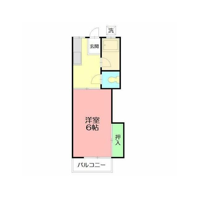 ヴィラ・ビアンカ 210号室 間取り