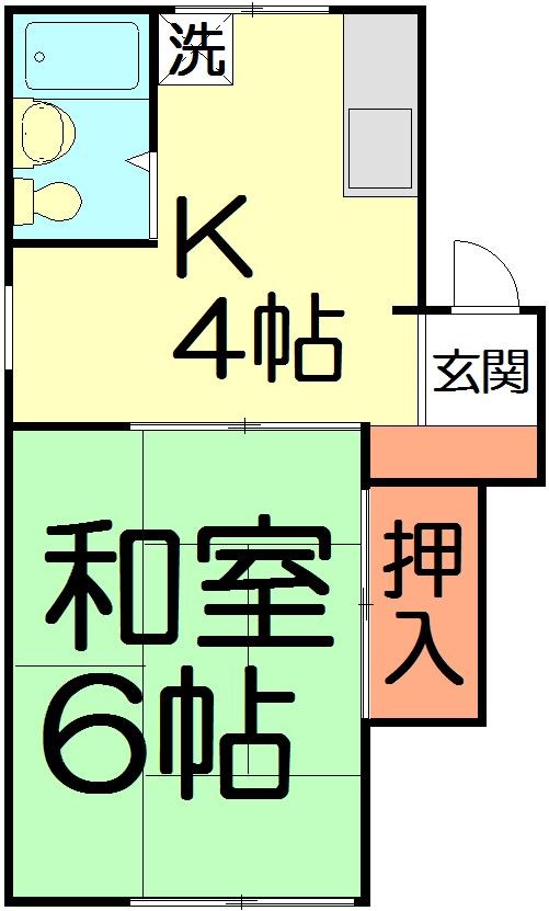 コパル由比ガ浜 203号室 間取り