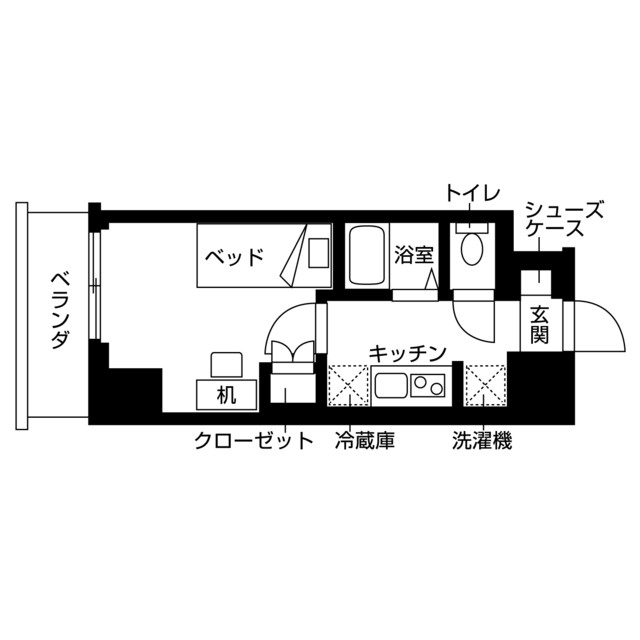 バウスクロス東海大学前 間取り