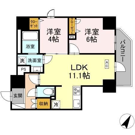 K.H.Mビル 間取り
