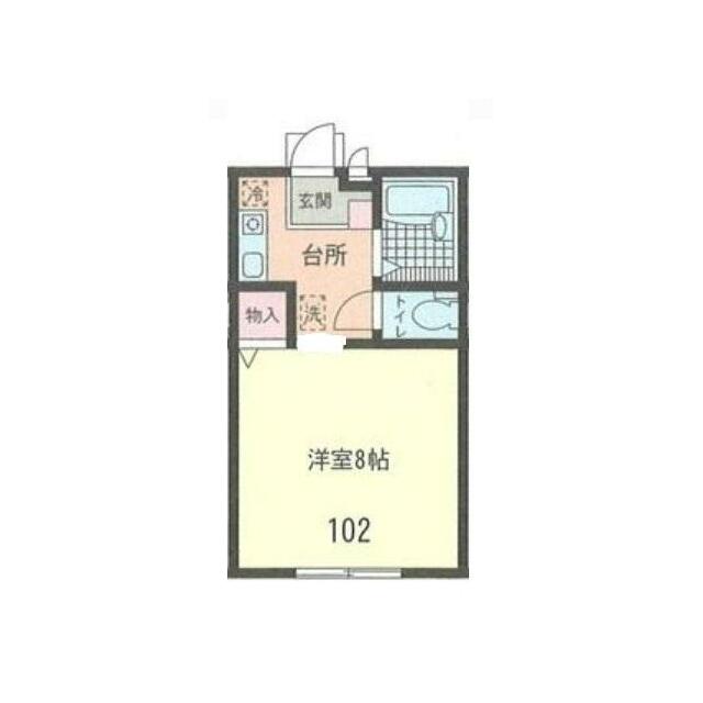 Ｓｏｌｅｇｉｏエス 102号室 間取り