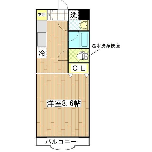 セレーノⅡ 107号室 間取り
