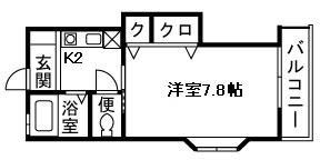 クレール・シェソワ 101号室 間取り