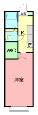 エミール湘南 105号室 間取り