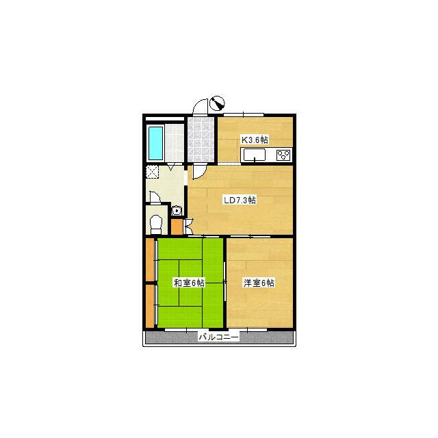 横浜市戸塚区原宿4丁目マンション 202号室 間取り