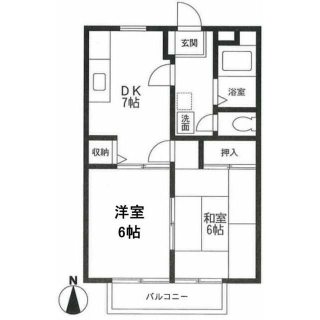 ソシア　東館 102号室 間取り