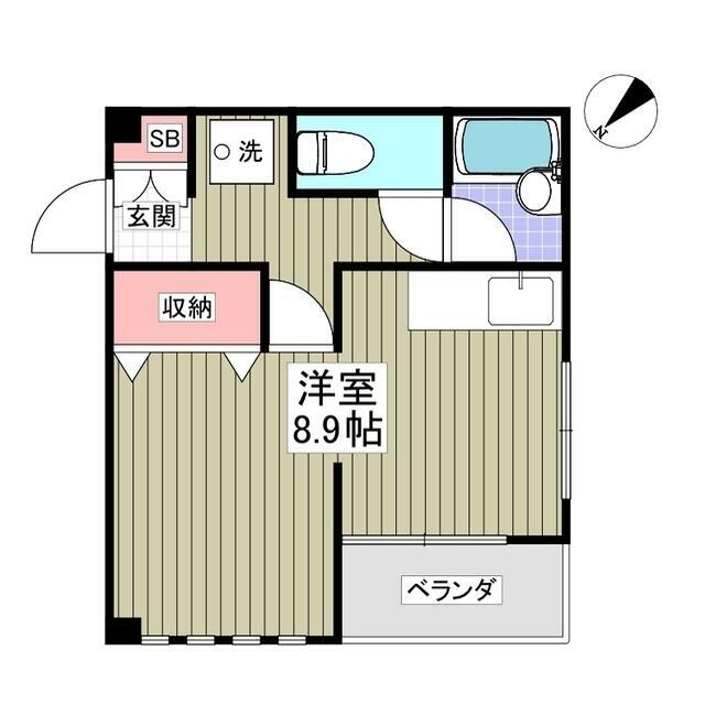 リエス湘南戸塚 203号室 間取り