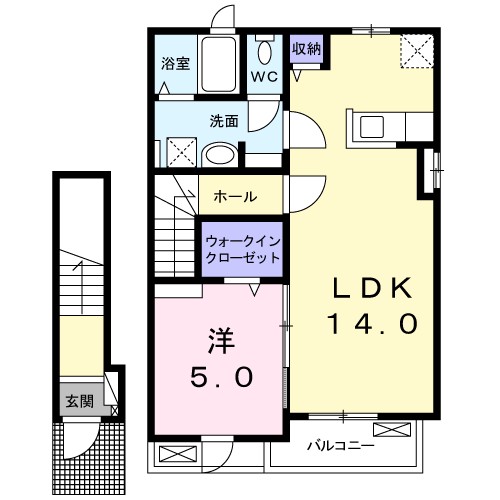 チェリオ 203号室 間取り