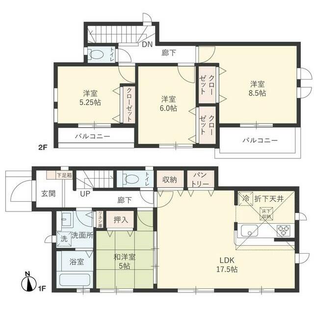 Ｓｕｍａｉ－ｔｏ平塚市岡崎０５ 間取り