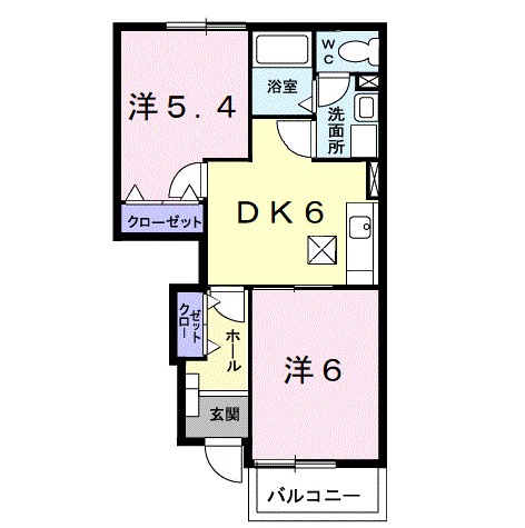 コンフォール・サト 103号室 間取り