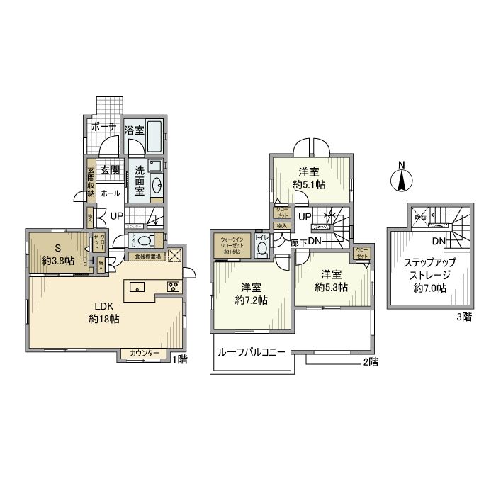 前田町戸建 間取り