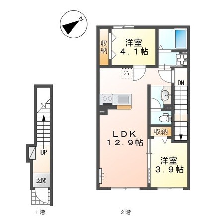 レアモンデ 203号室 間取り
