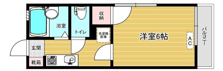 リファレンス戸塚 108号室 間取り