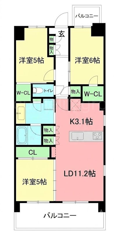 ルネ湘南茅ヶ崎 間取り