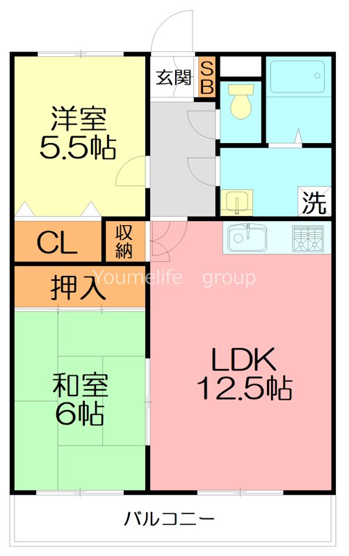 エトワールコート 203号室 間取り