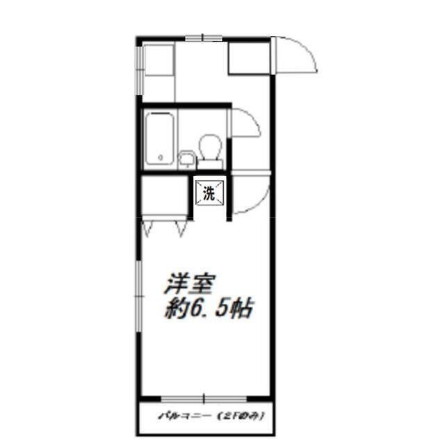 Aqua Court 101号室 間取り