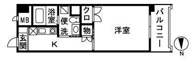 ブレクレール湘南 307号室 間取り
