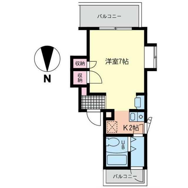 ギャラリー湘南台 201号室 間取り