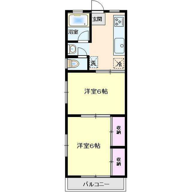 倉井ビル 201号室 間取り