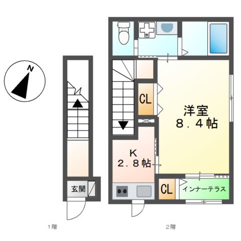 メゾンアイリス湘南Ⅱ 間取り