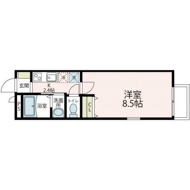 リバーサイド　イズミ 205号室 間取り