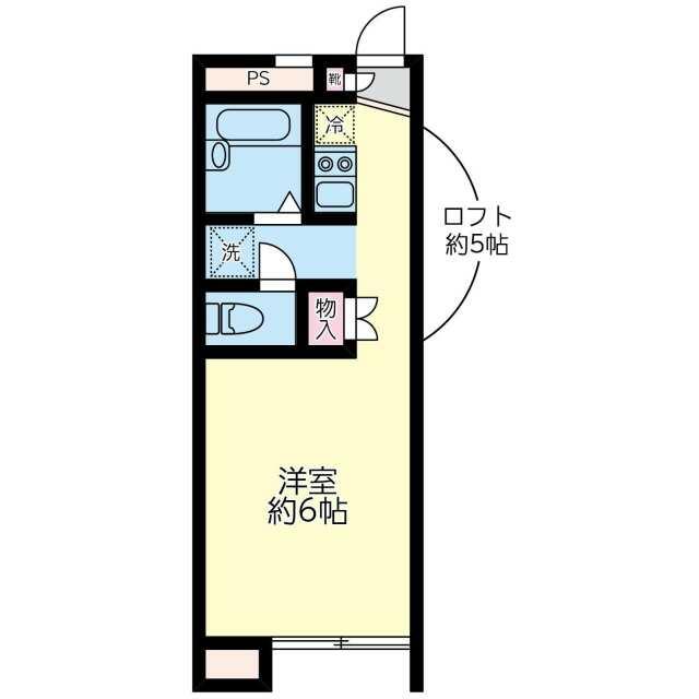 Casa KUNO 101号室 間取り