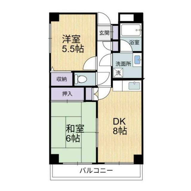 アーデルサンアイ 103号室 間取り