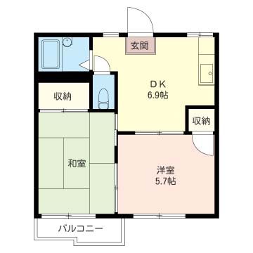 ハイツアマビーレ 203号室 間取り