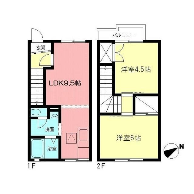 ハイネス井上 111号室 間取り