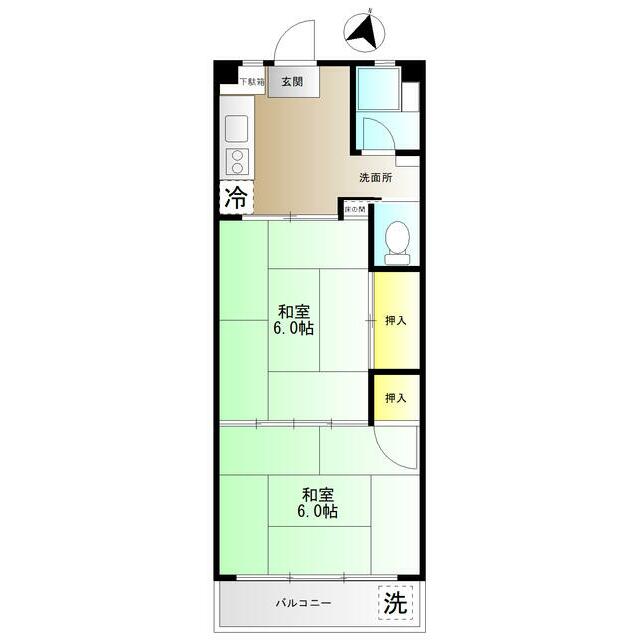 サガミ大銀マンション 307号室 間取り